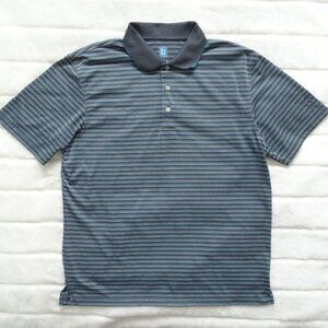 PGA Tour Men's  Polo Blue Large Airflow